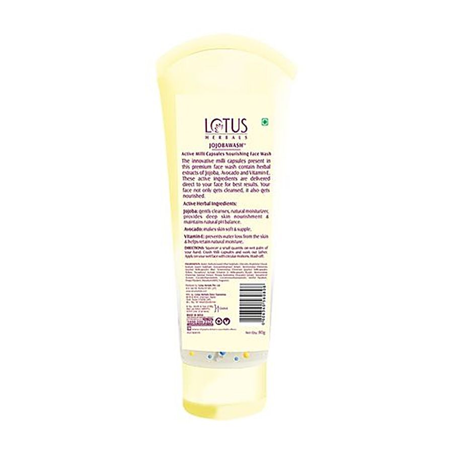 Lotus Herbals Jojobawash Active Milli Capsules Nourishing Face Wash