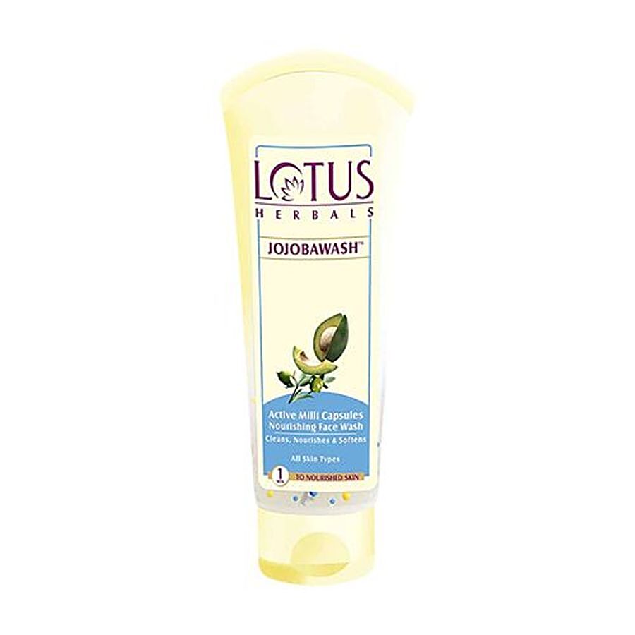 Lotus Herbals Jojobawash Active Milli Capsules Nourishing Face Wash