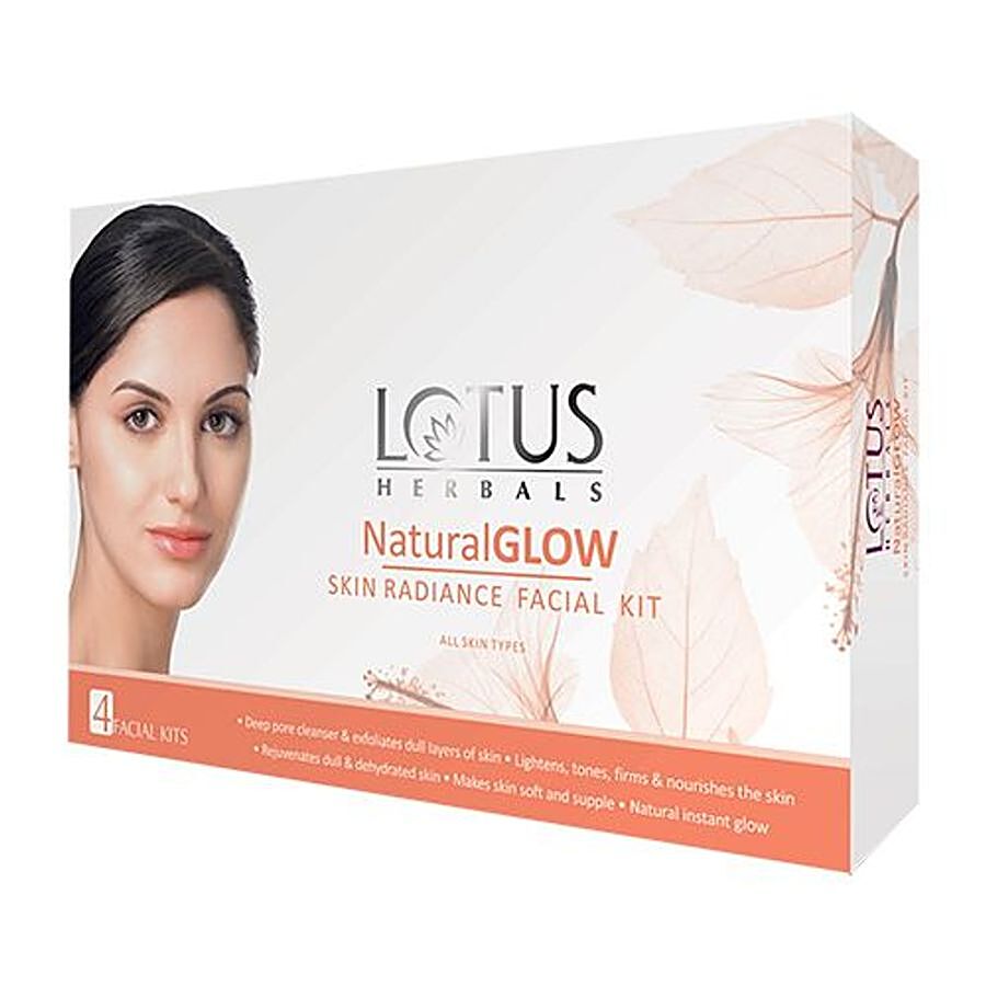 Lotus Herbals Natural Glow Skin Radiance 4 Facial Kit