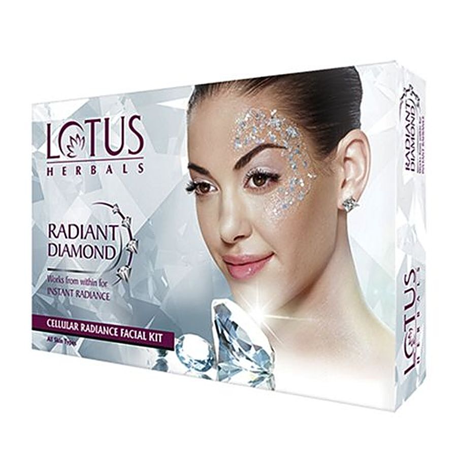 Lotus Herbals Radiant Diamond Cellular Radiance 4 Facial Kit