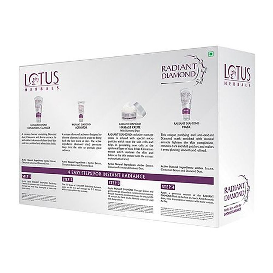 Lotus Herbals Radiant Diamond Cellular Radiance Facial Kit