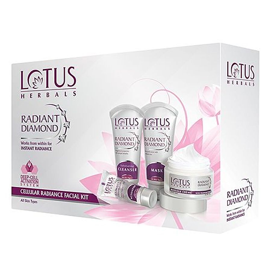 Lotus Herbals Radiant Diamond Cellular Radiance Facial Kit