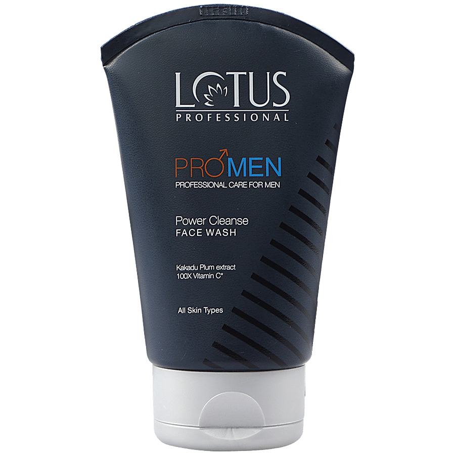 Lotus Professional ProMen Power Cleanse Face Wash - Vitamin C