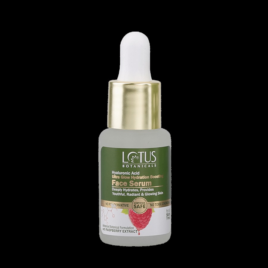 Lotus Botanicals Hyaluronic Acid Ultra Glow Hydration Boosting Face Serum