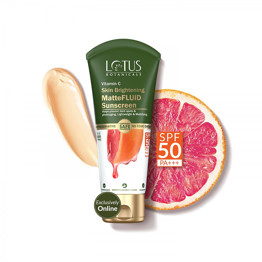 Lotus Botanicals Vitamin C Matte Fluid Sunscreen