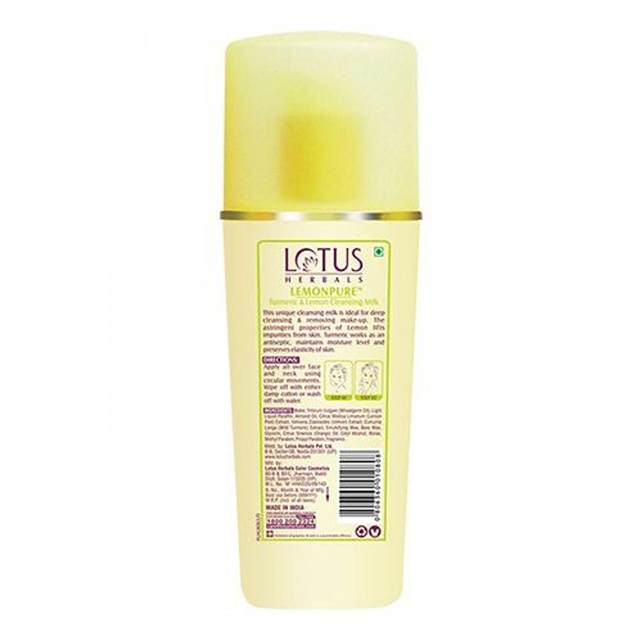 Lotus Herbals Lemonpure Turmeric & Lemon Cleansing Milk