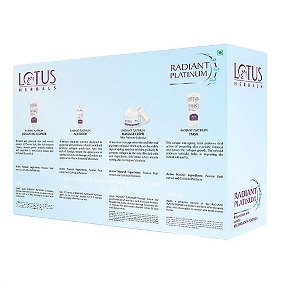 Lotus Herbals Radiant Platinum Cellular Anti-Ageing Facial Kit