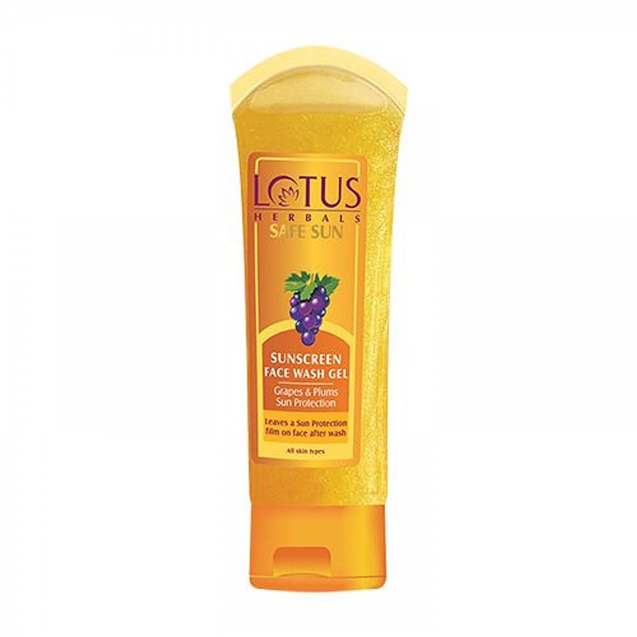 Lotus Herbals Safe Sun Sunscreen Face Wash Gel