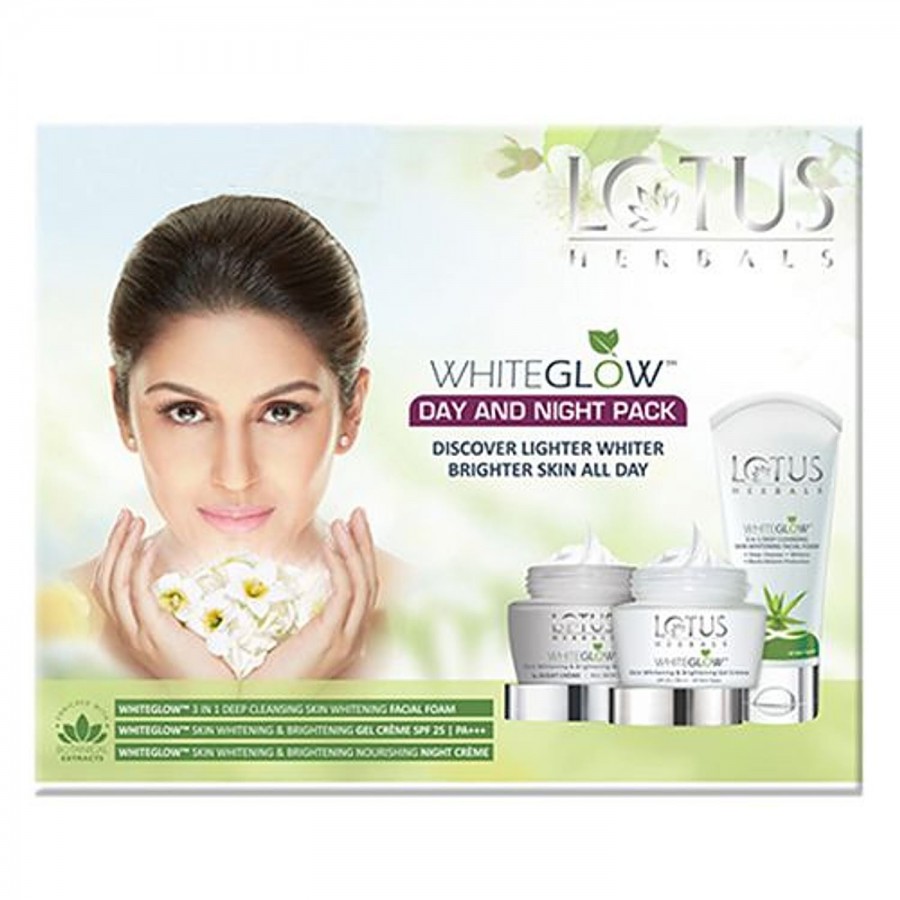 Lotus Herbals Whiteglow Day & Night Pack Kit