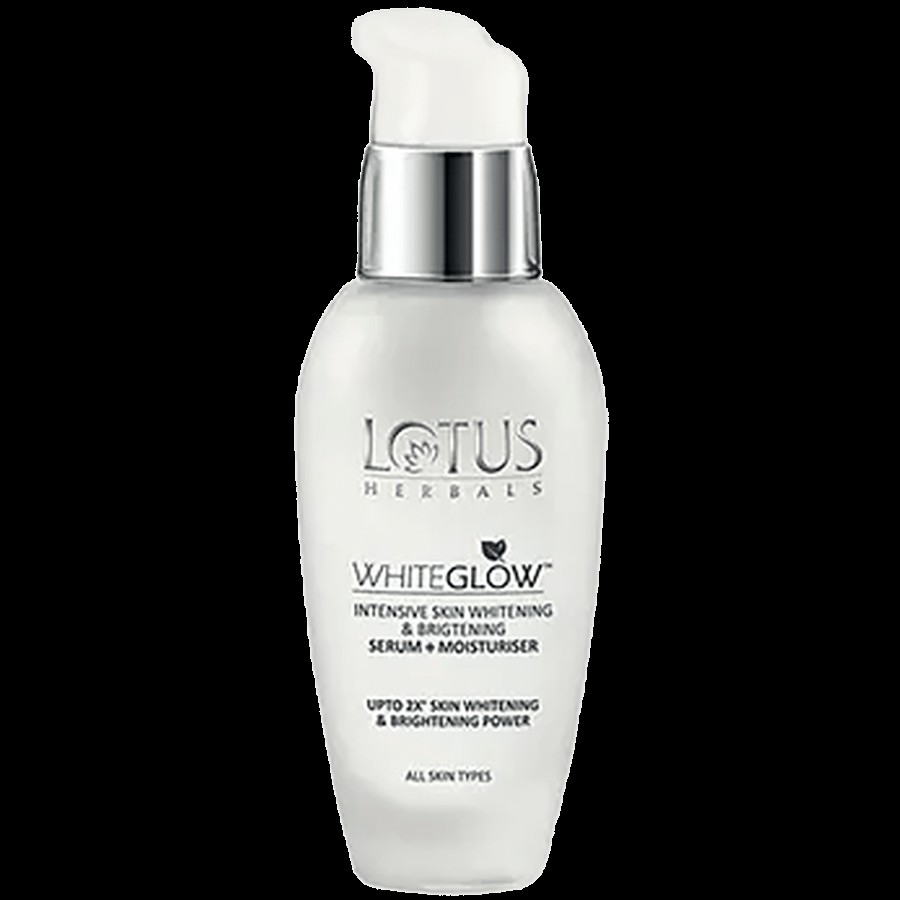 Lotus Herbals Whiteglow Intensive Skin Whitening & Brightening Serum + Moisturiser