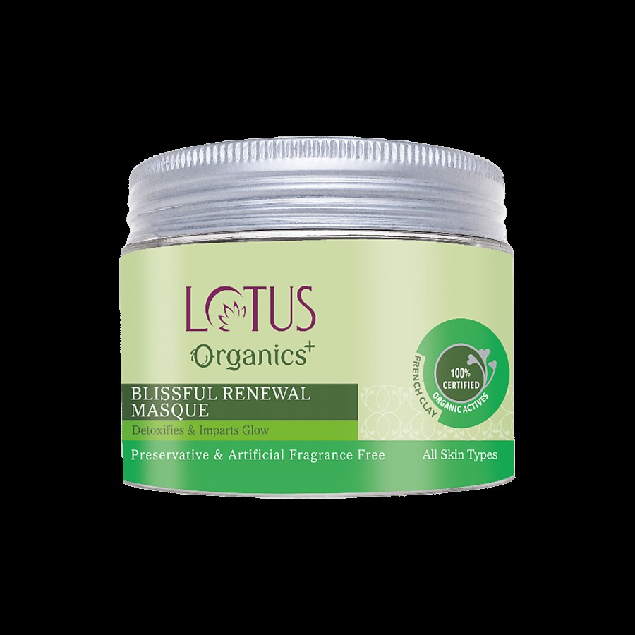 Lotus Organics+ Blissful Renewal Mask