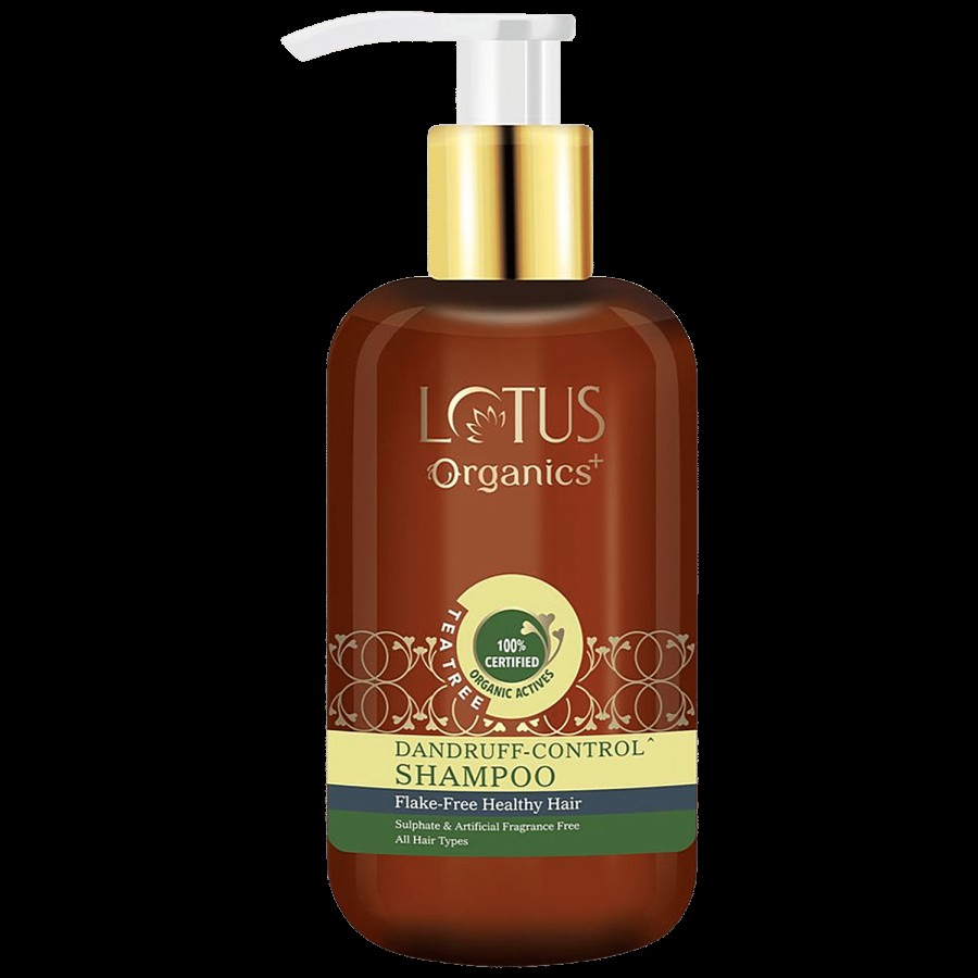 Lotus Organics+ Dandruff Control Shampoo - Tea Tree