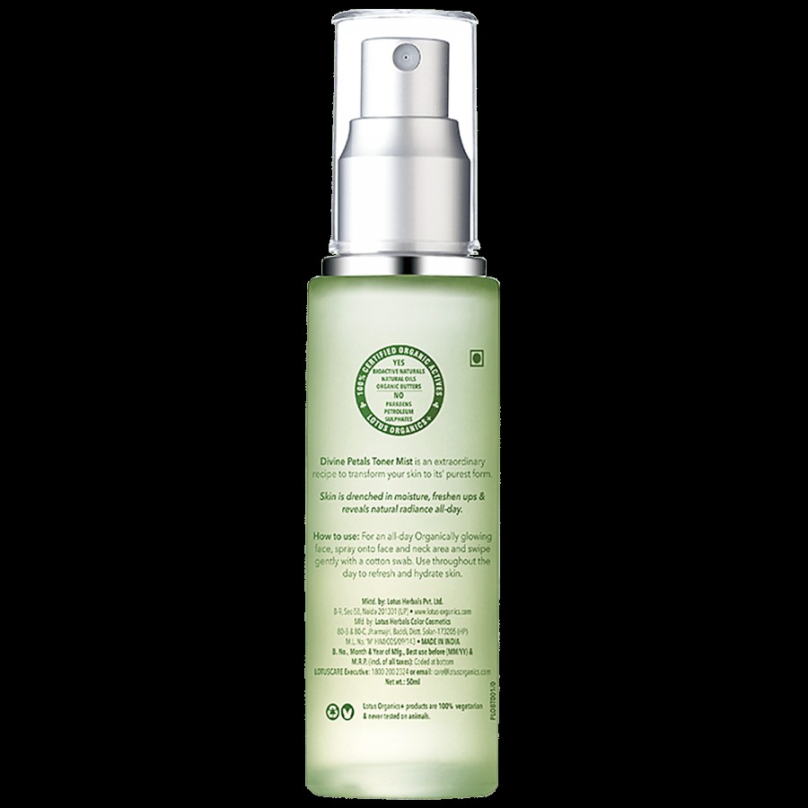 Lotus Organics+ Divine Petals Toner - Mist