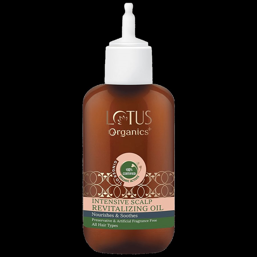 Lotus Organics+ Intensive Scalp Revitalizing Oil - Ginger Oil