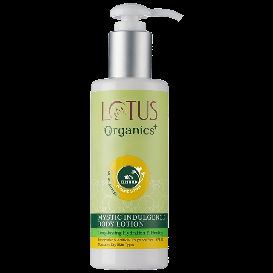 Lotus Organics+ Mystic Indulgence Body Lotion - Olive Butter