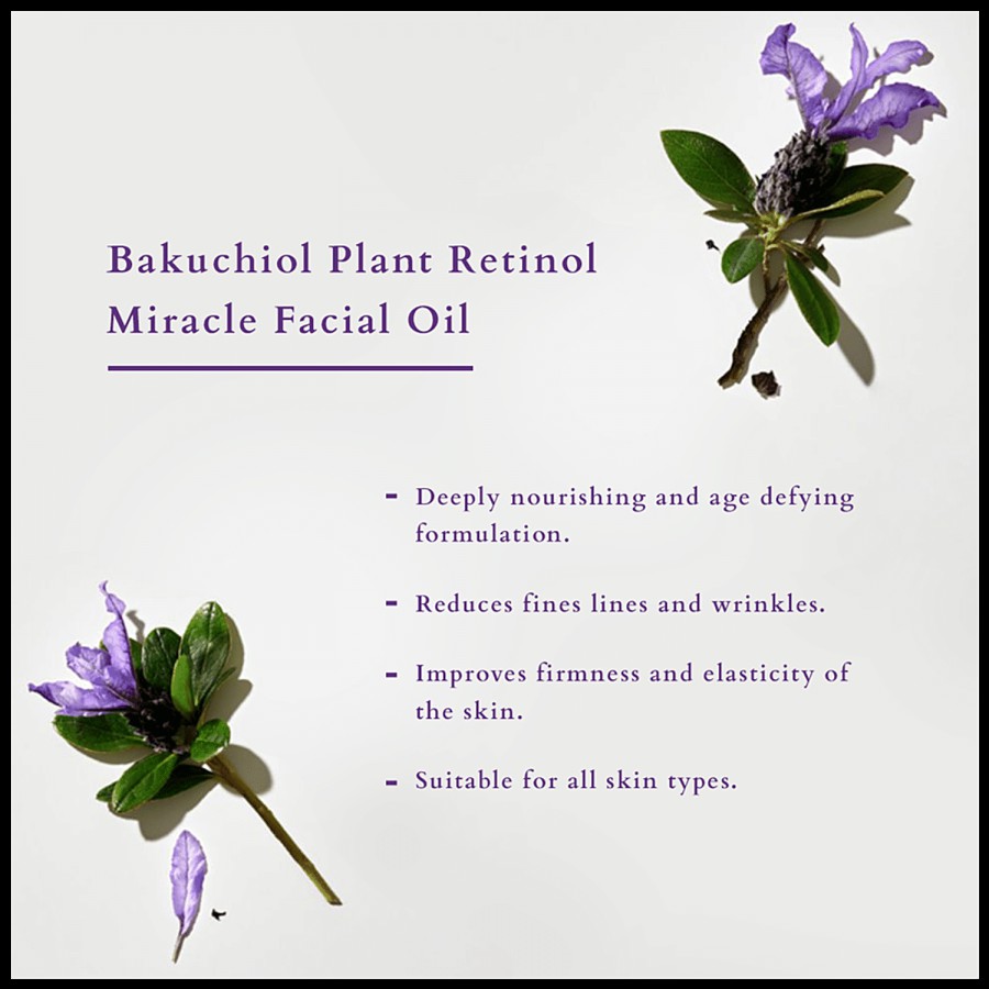 Lotus Organics+ Plant Retinol Miracle Face Oil - Bakuchiol