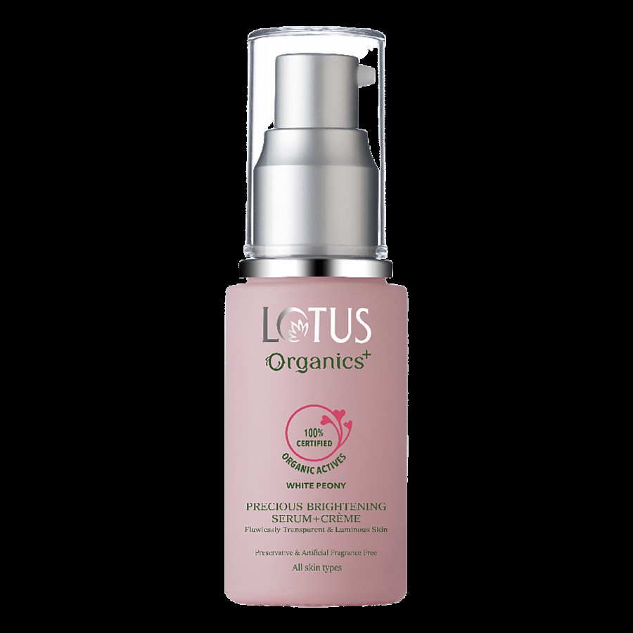 Lotus Organics+ Precious Brightening Serum+ Creme