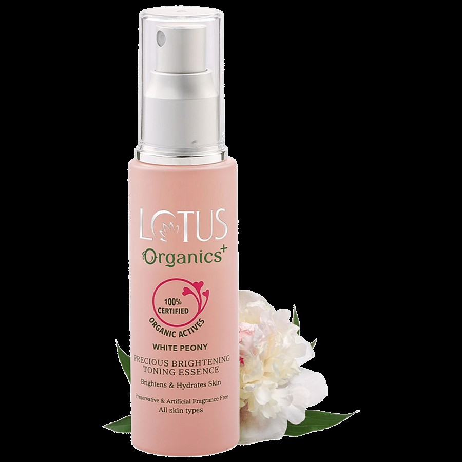 Lotus Organics+ Precious Brightening Toning Essence - White Peony