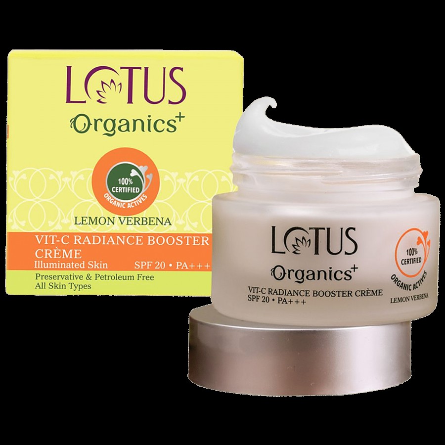 Lotus Organics+ Vit-C Radiance Booster Creme - Lemon Verbena