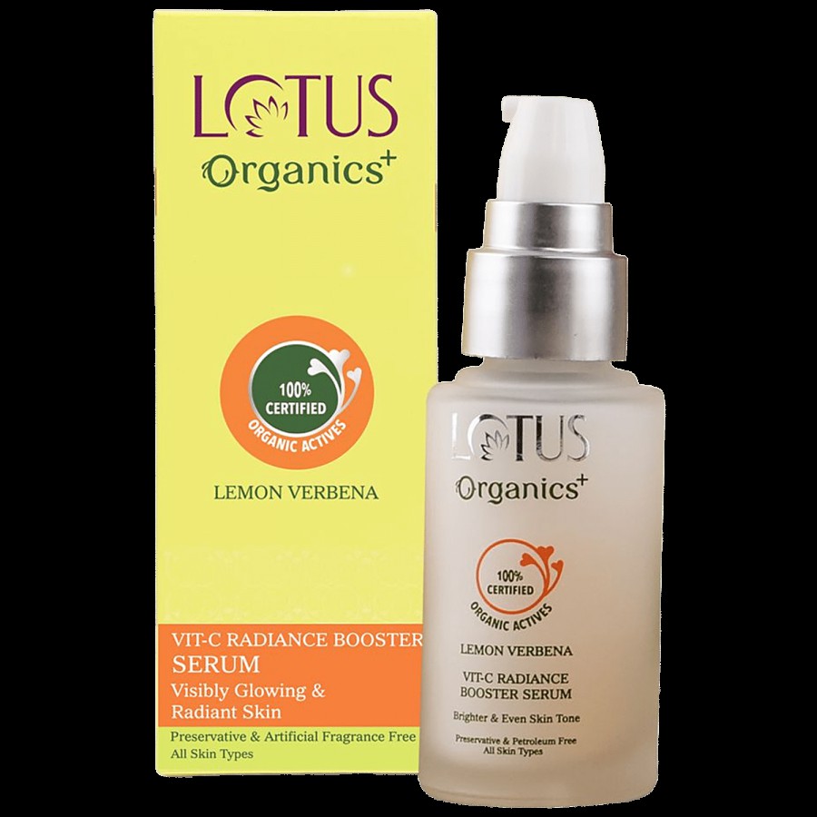 Lotus Organics+ Vit-C radiance Booster Serum - Lemon Verbena