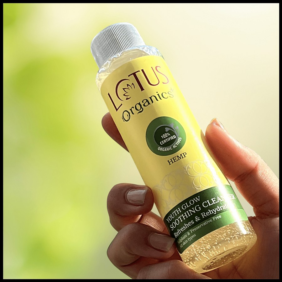 Lotus Organics+ Youth Glow Soothing Cleanser - Hemp