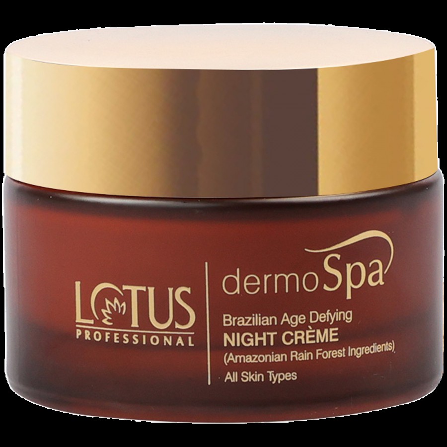 Lotus Professional DermoSpa Brazilian Age-Defying Night Cream - Improves Skin Elasticity