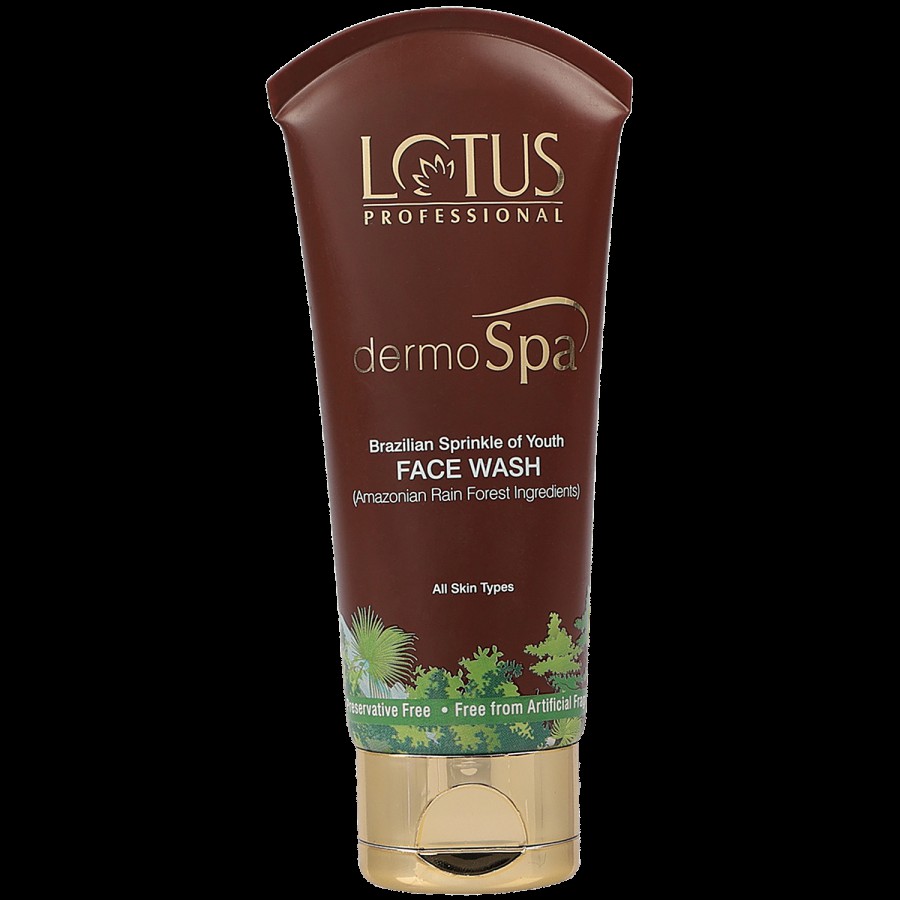 Lotus Professional DermoSpa Brazilian Sprinkle Of Youth Face Wash - Improves Skin Elasticity