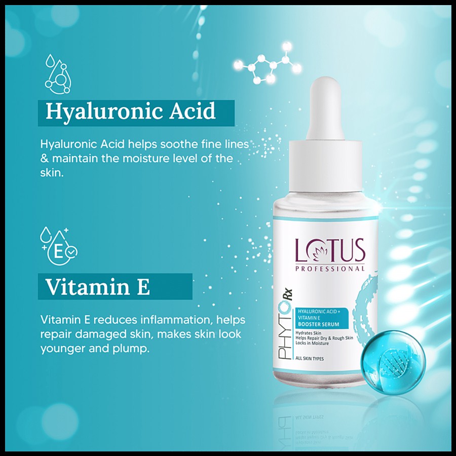 Lotus Professional PhytoRx Hyaluronic Acid + Vitamin E Booster Serum - Hydrating