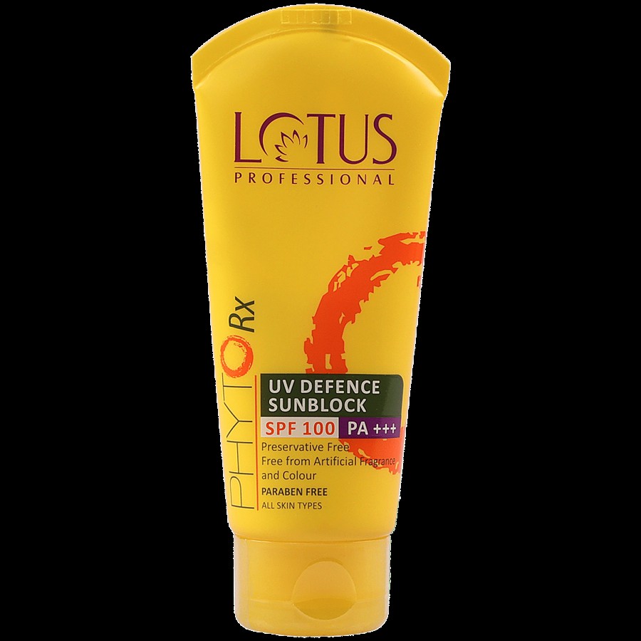 Lotus Professional PhytoRx UV Defence Sunblock - SPF 100