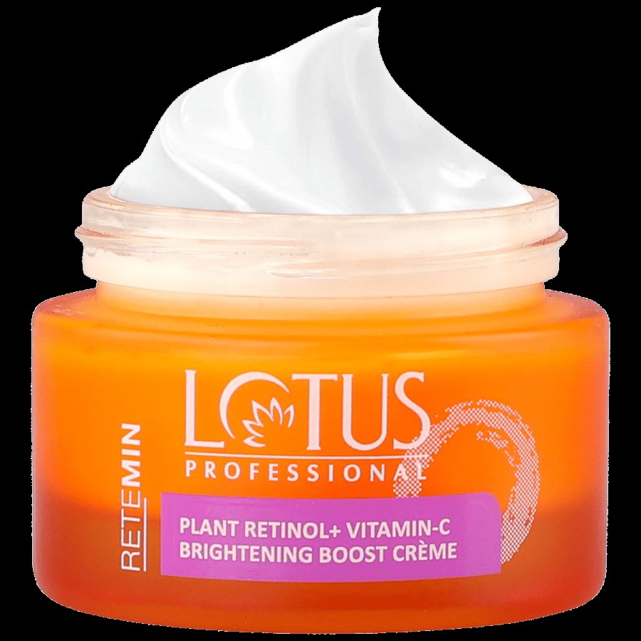 Lotus Professional Retemin Plant Retinol + Vitamin C Brightening Boost Creme - Paraben Free