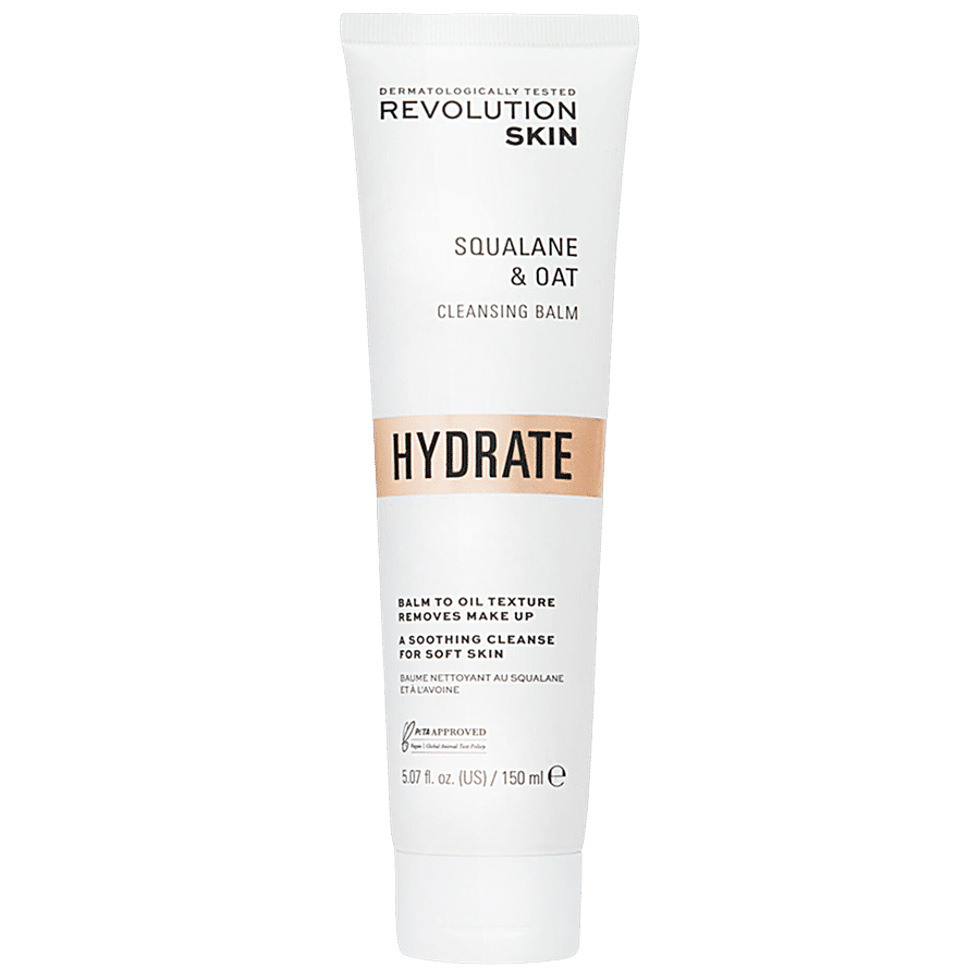 Makeup Revolution Skincare Squalane & Oat Cleansing Balm Hydrate