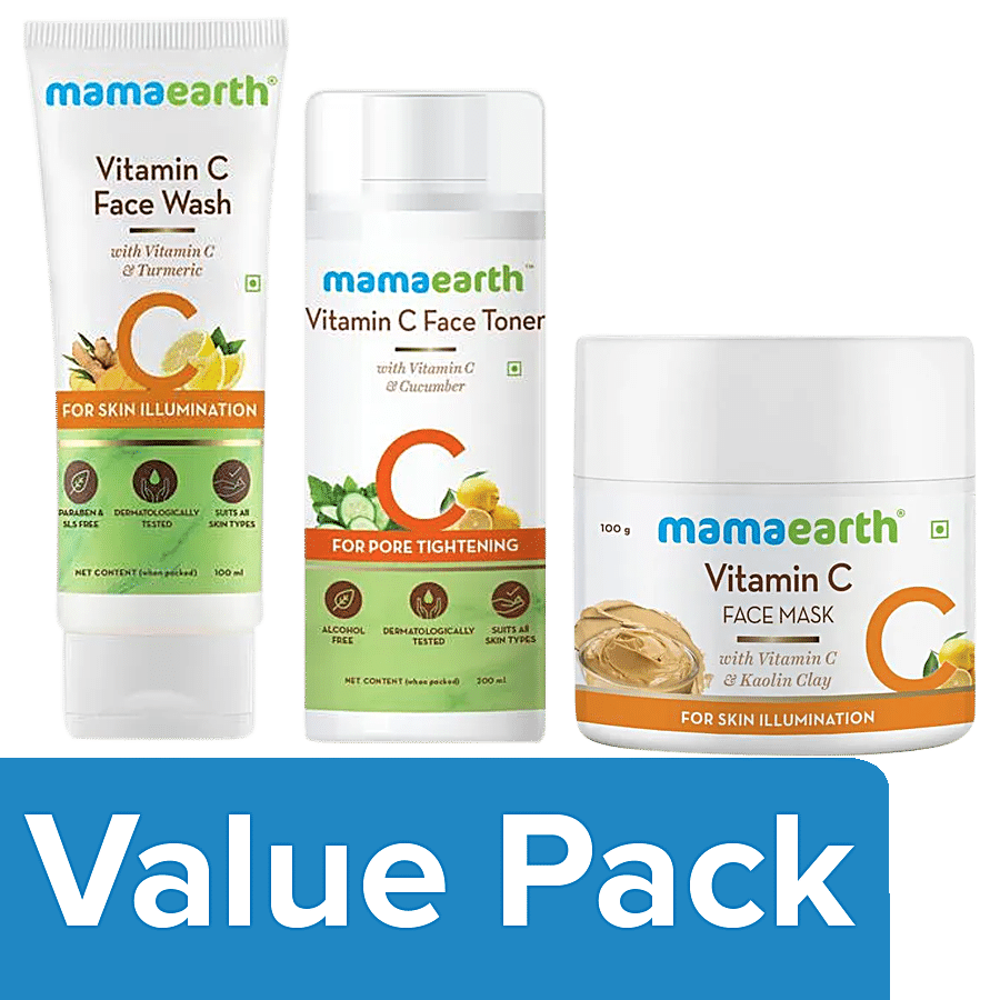 Mamaearth Vitamin C Kit - Face Wash