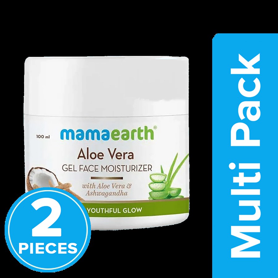 Mamaearth Aloe Vera Gel Face Moisturizer - With Ashwagandha