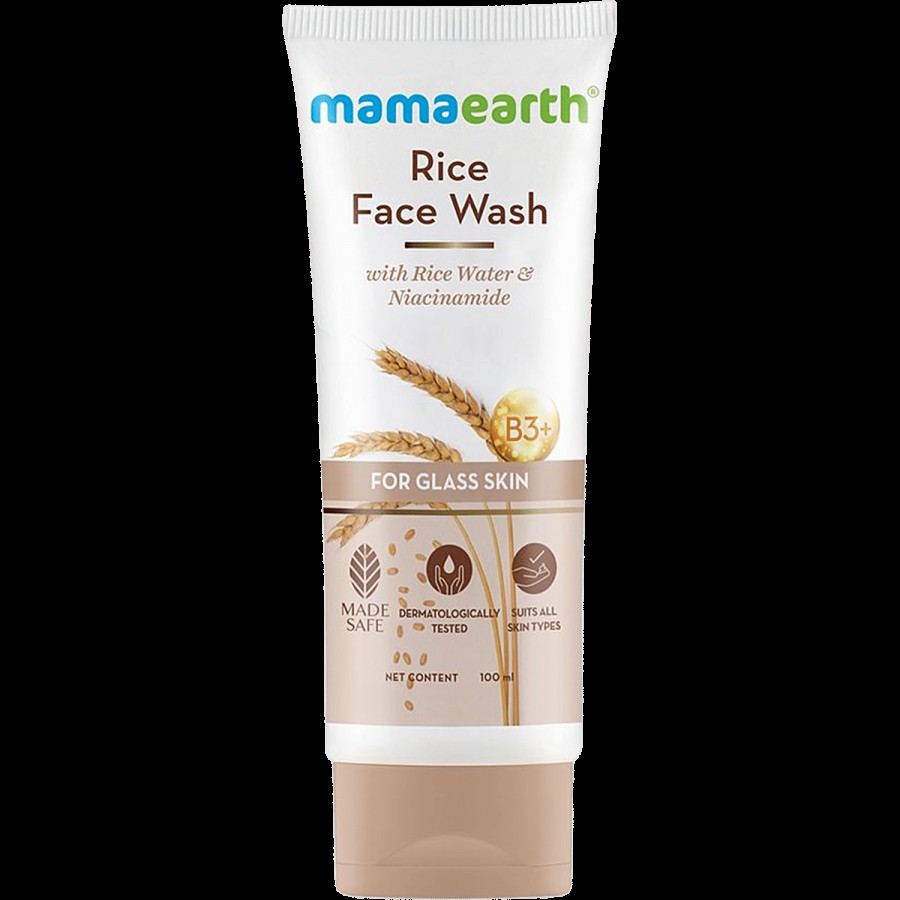 Mamaearth Rice Face Wash - With Niacinamide