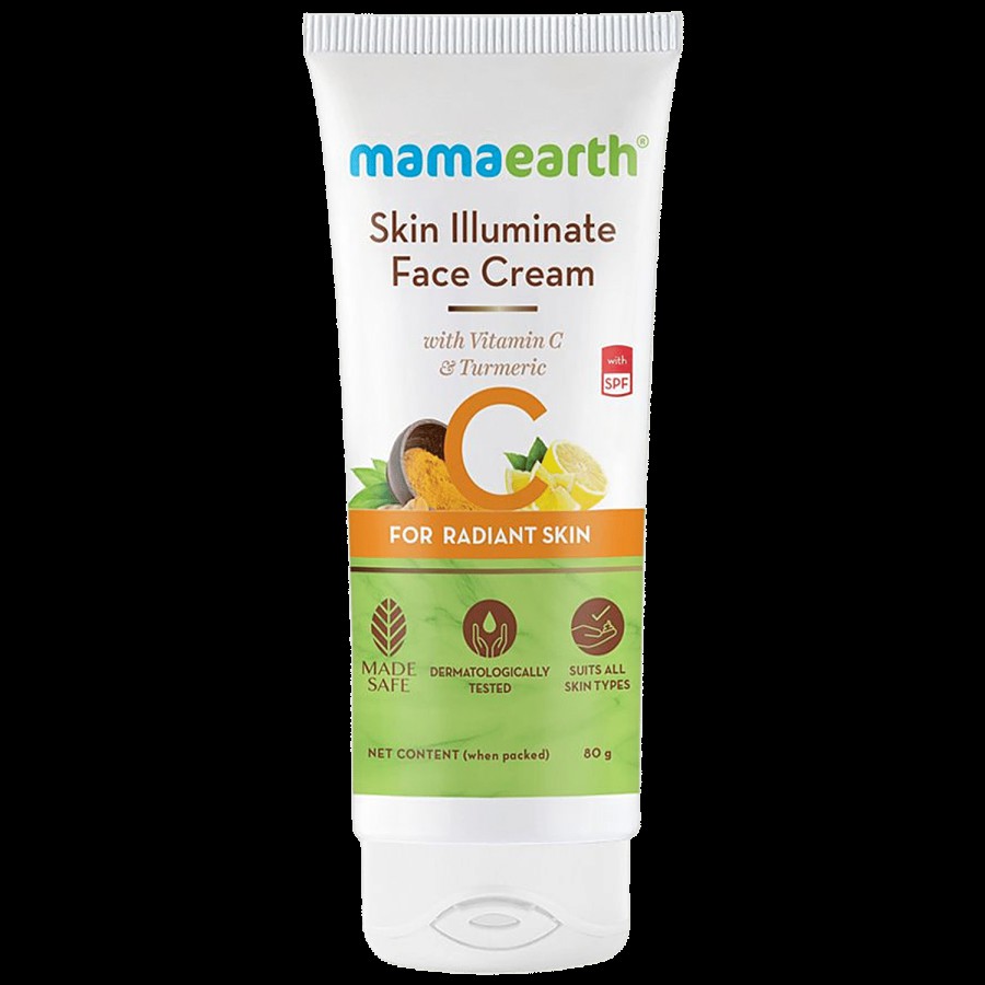 Mamaearth Skin Illuminate Face Cream - With Vitamin C & Turmeric