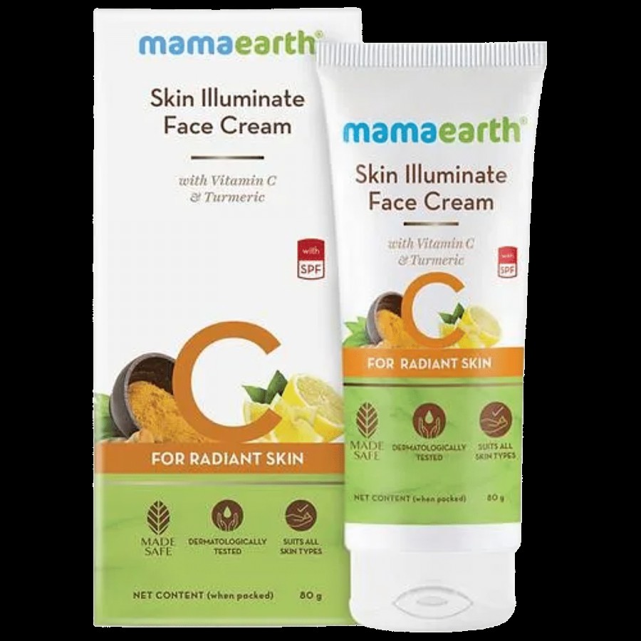 Mamaearth Skin Illuminate Face Cream - With Vitamin C & Turmeric