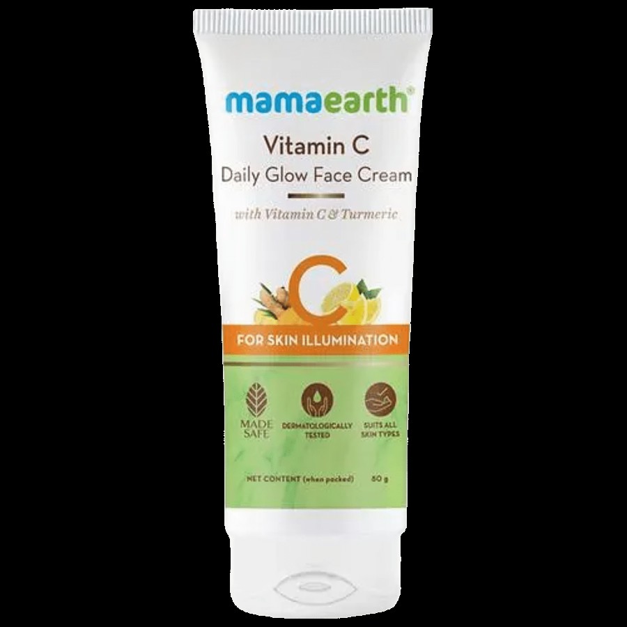 Mamaearth Vitamin C Daily Glow Face Cream - With Turmeric