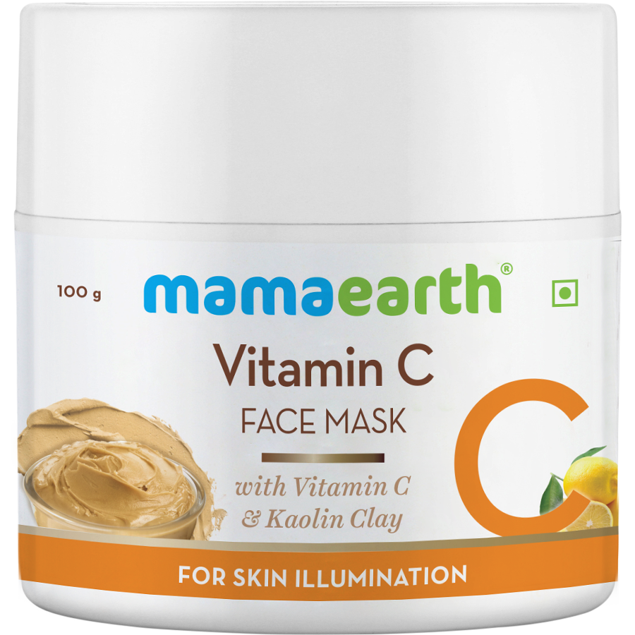 Mamaearth Vitamin C Face Mask With Vitamin C & Kaolin Clay For Skin Illuminitation