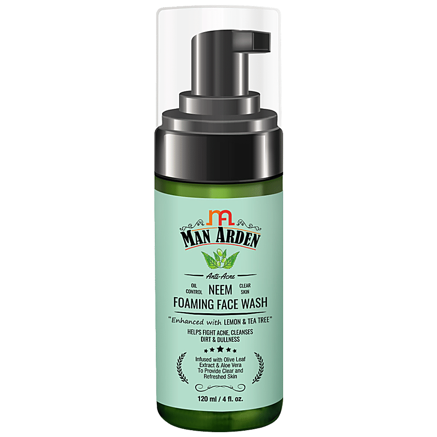 Man Arden Anti-Acne Neem Foaming Face Wash