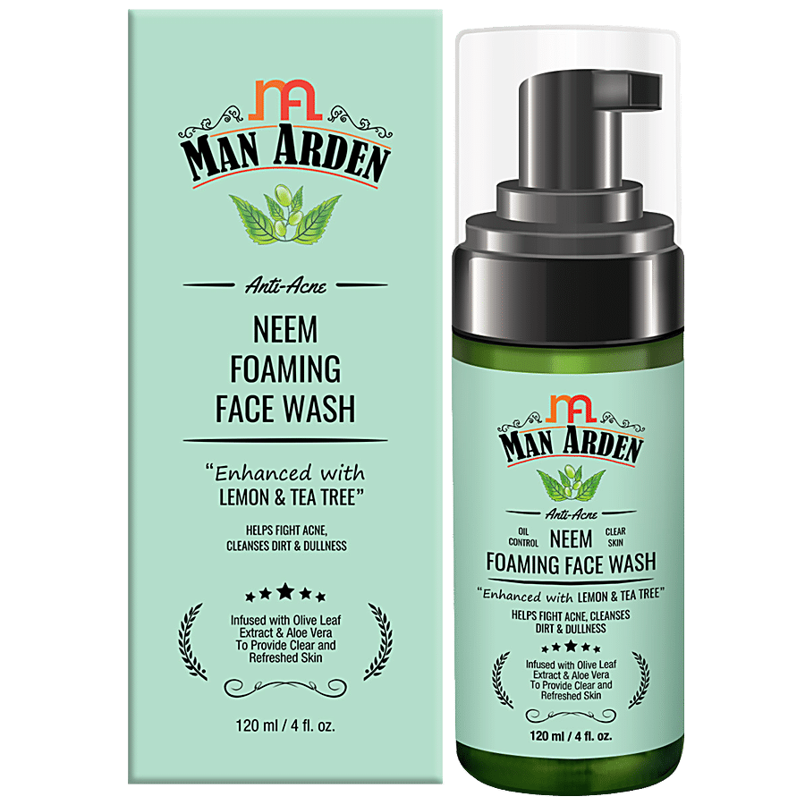 Man Arden Anti-Acne Neem Foaming Face Wash