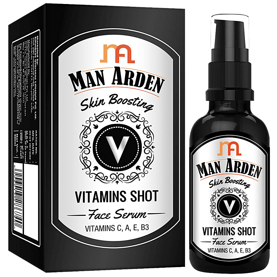 Man Arden Skin Boosting Vitamins Shot Face Serum - With Vitamin C