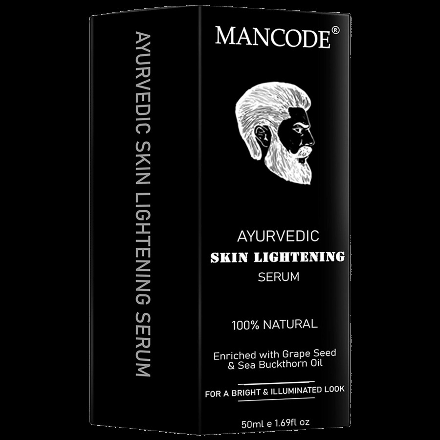 Mancode Ayurvedic Skin Lightening Serum - 100% Natural