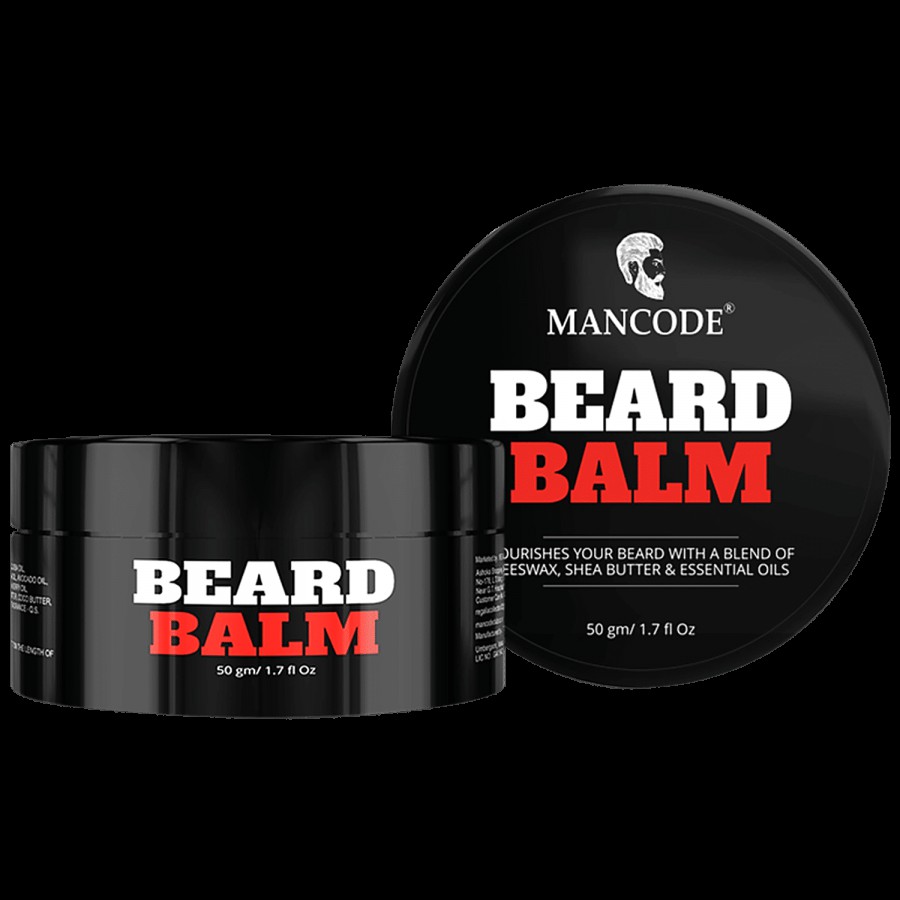 Mancode Beard Balm - Blend Of Beeswax