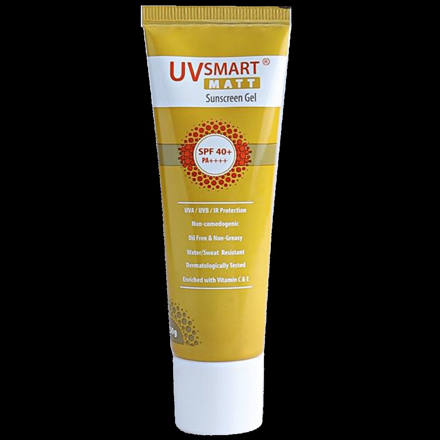 Mankind UVSmart Matt Sunscreen Gel - SPF 40+