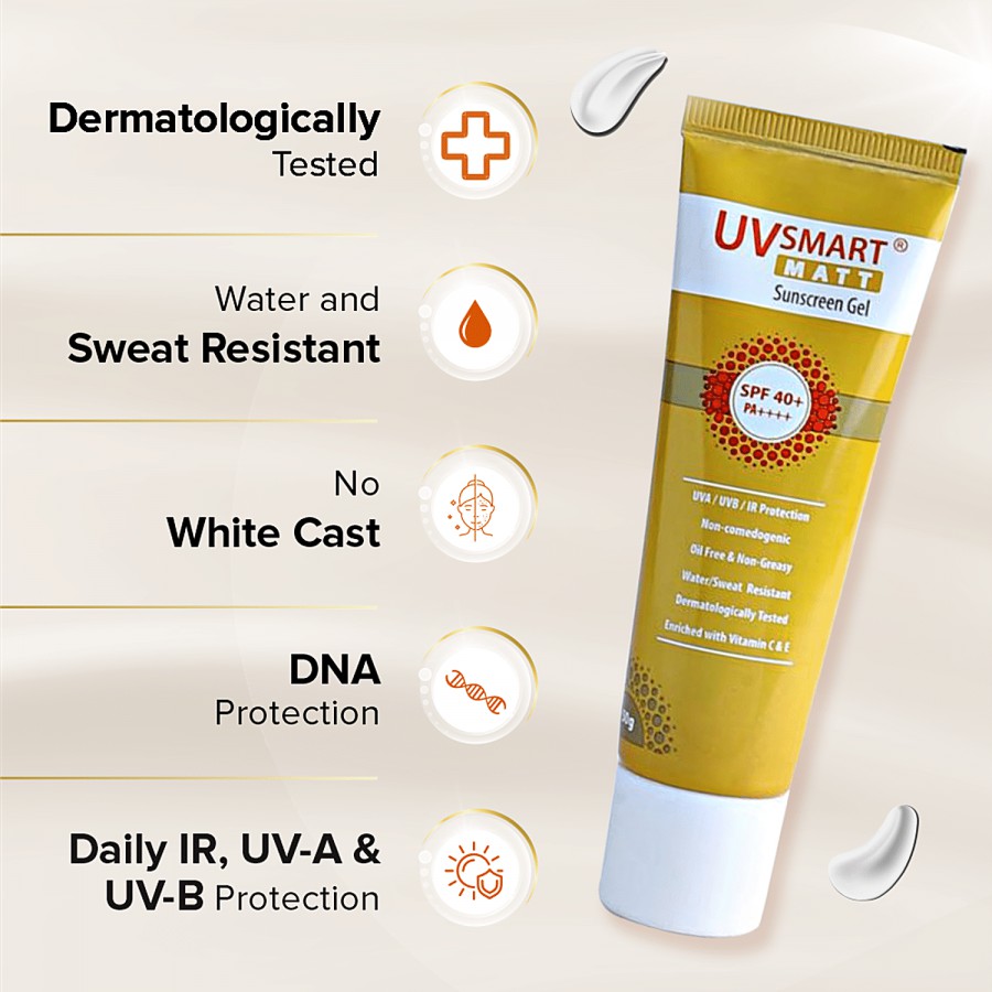 Mankind UVSmart Sunscreen Gel - SPF 40+