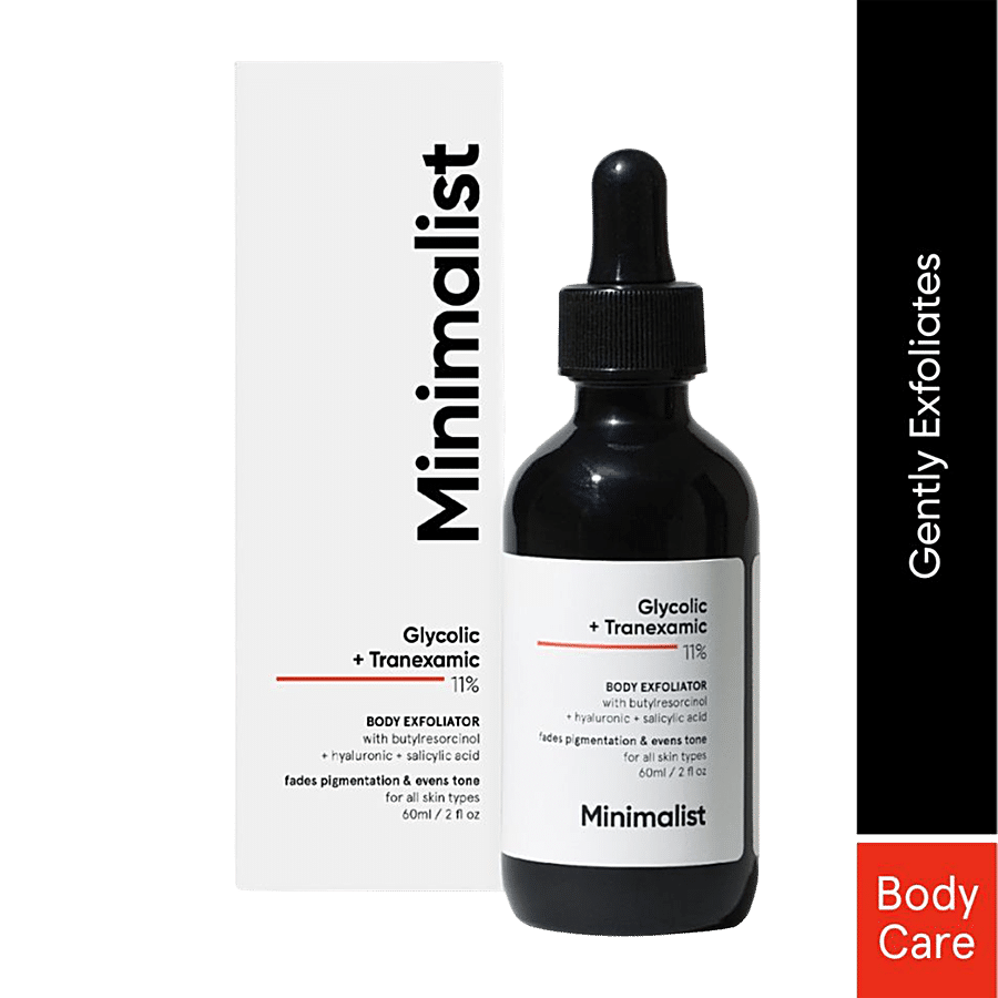 Minimalist Glycolic & Tranexamic Acid 11% Body Exfoliator - AHA BHA