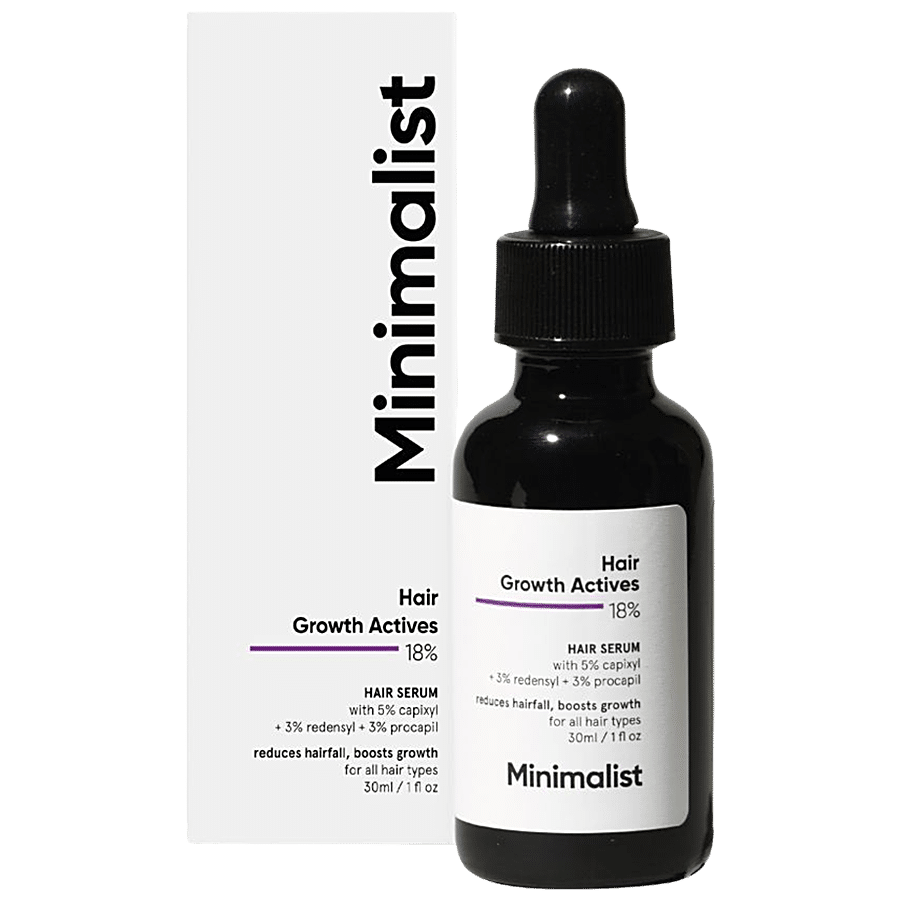 Minimalist Hair Growth Actives 18% Hair Serum - With Procapil