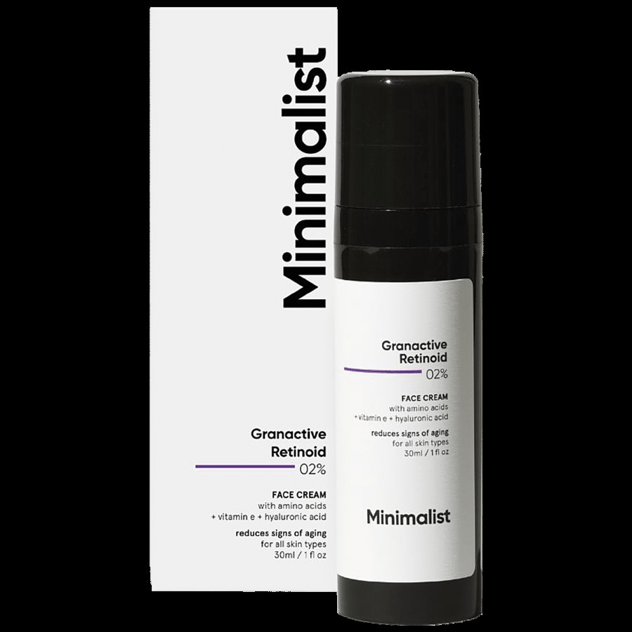 Minimalist Retinoid 2% Face Cream - Reduces Signs Of Aging