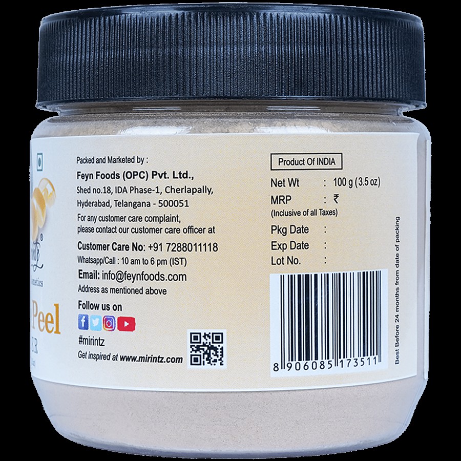 Mirintz Lemon Peel Powder - Natural