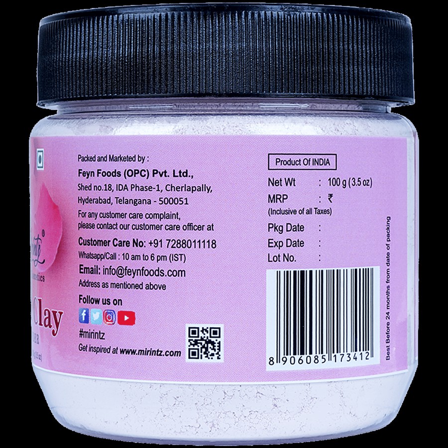 Mirintz Pink Clay Powder - Natural